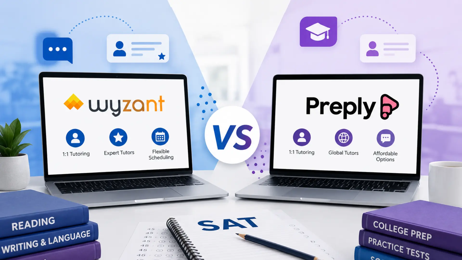 Wyzant vs Preply for SAT Tutoring